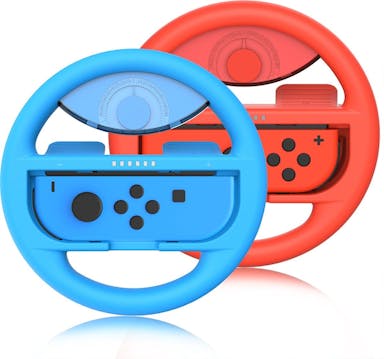 Controller Grip Set Geschikt Voor Nintendo Switch Joy - Rood/ Blauw