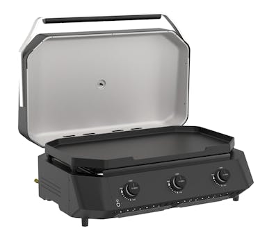 Cozze Plancha Grill G-800 Gas 3 Zone 9,6 kW - Black / Stainless Steel