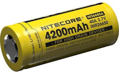 Nitecore IMR26650A Li-ion 4200mAh