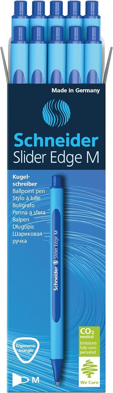 10x Schneider Slider Edge M balpen blauw