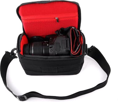 Cameratas Spiegelreflexcamera Medium Geschikt voor Nikon, Canon, Sony & DSLR Camera - Zwart