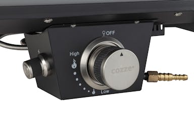 Cozze - Pizza Oven Gas 13" met Thermometer en Pizzasteen 30 Mbar 5.0 KW