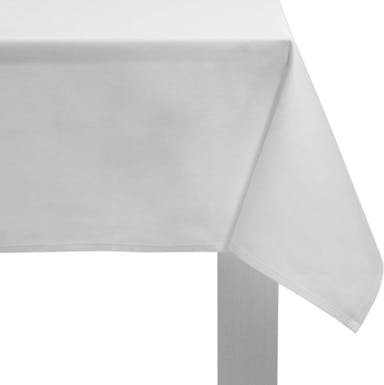 Dusk till Dawn Cotton Tablecloth - White / 150x250cm
