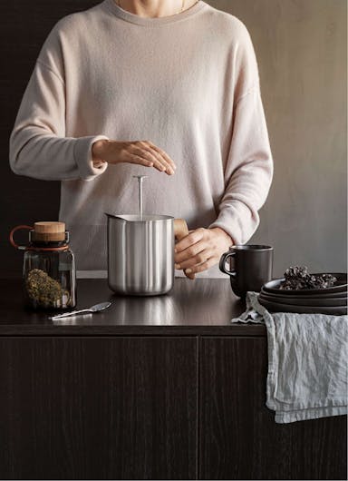Eva Solo Nordic Kitchen Tea Cafetière 1 liter - Silver / Stainless Steel