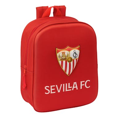 Schoolrugzak Sevilla Fútbol Club Rood 22 x 27 x 10 cm 3D