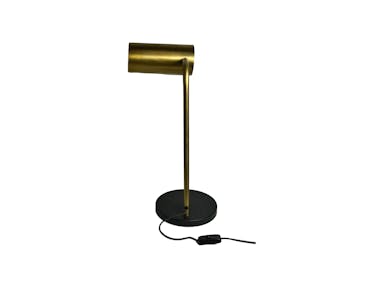 HSM Collection-Tafellamp-30x20x50-Goud/Zwart-Metaal