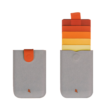 DesignNest DAX V2 Pull-tab Card Holder Amber