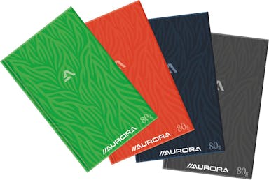 Aurora Magazijnboek, ft 21,5x33,5 cm, commercieel geruit, 192 bladzijden 6 stuks