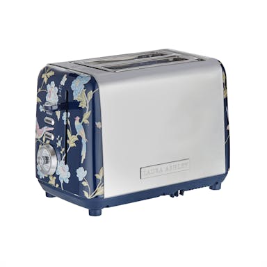 Laura Ashley Toaster by VQ | Stainless Steel Body - 2 slices / Blue