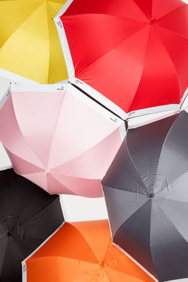 Copenhagen Design Umbrella Foldable - Orange / Polyester
