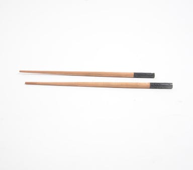 Handmade Mango Wood & Black Resin Chopsticks (Set of 2)