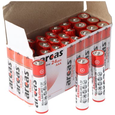 Alkaline battery LR03, AAA, Micro, 1.5V 24 pieces in a box