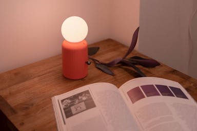 Lund Skittle Lamp - Coral