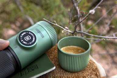 Wacaco Nanopresso Moss Green - portable espresso machine incl. hardcase - espresso to go