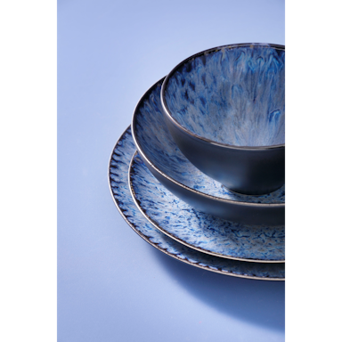 Palmer Plate Lester 27 cm Blue Black Stoneware 2 piece(s)