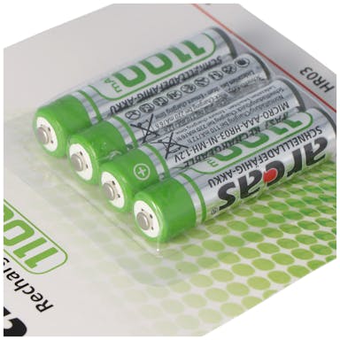 Arcas Micro AAA-batterij 4-pack 1100 mAh