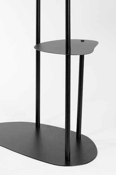 Mica Decorations Fonda Plant Table - L48 x W27 x H100 cm - Metal - Black
