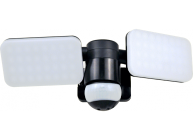 ELRO LF70 Duo LED Lamp voor Buiten - Buitenlamp met Beweging Sensor - Verstelbare Panelen - 2x 10W -