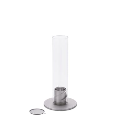 Höfats Spin 90 Table Fire - Grey / Stainless Steel