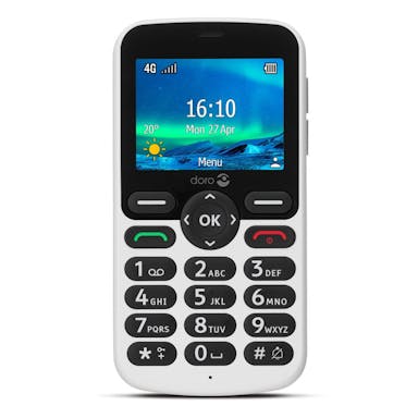 Hulpmedi.nl Mobiele telefoon 5860 4G met sprekende toetsen Wit