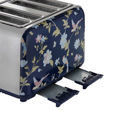 Laura Ashley Toaster by VQ | Stainless Steel Body - 4 sneden / Blue