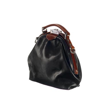 Mutsaers Women's leather bag - The Galore - Black Brown