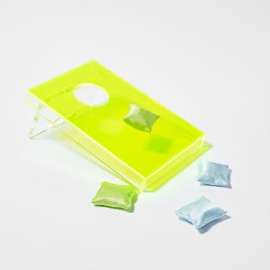 Sunnylife Lucite Cornhole - Green / Acrylic Plastic