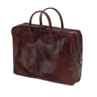 Mutsaers Leather Laptop Bag - The Sleeve Plus - Brown / 13.3 inch