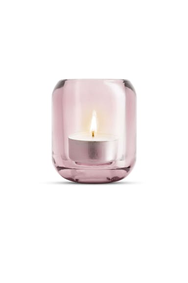 Eva Solo Acorn tealight holder Rose - Pink / Glass