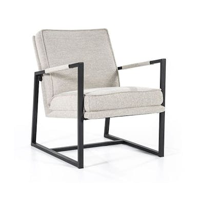 Furnilux - Armchair Isaac - Armchairs With Armrest - Armchair Relax - Lounge Chair - Beige Brave