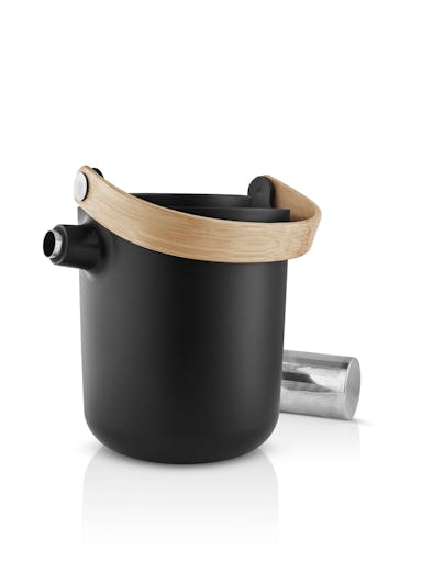 Eva Solo Nordic kitchen tea vacuum jug 1l black - Black / Bamboo