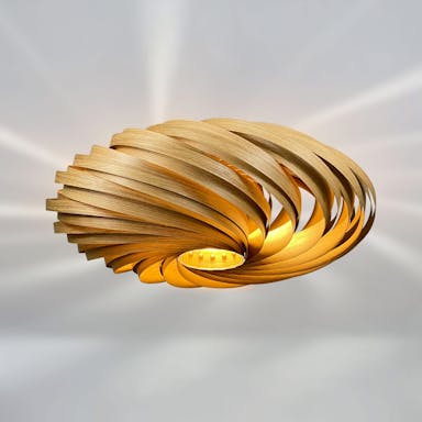 Gofurnit Ceiling light 'Veneria' from oak wood - 70 cm
