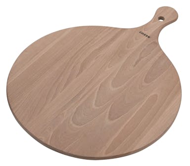 Cozze Serving Board for Pizza Bamboo with Handle Diameter 35 cm - Brown / Bamboo