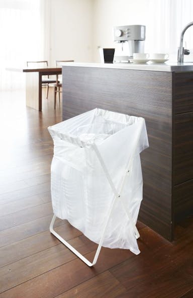 Yamazaki Garbage bag & grocery bag holder - Tower - white