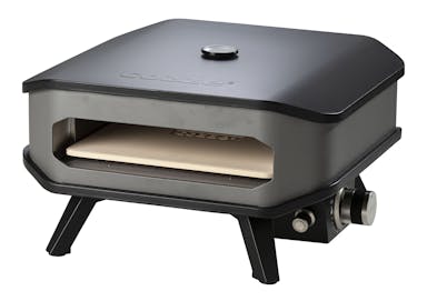 Cozze Cozze® 13" gas pizza oven w/thermometer and pizzastone, 30mbar, 5.0 kW - Black / Stainless Steel