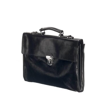 Mutsaers Leather briefcase - The Walker - Black