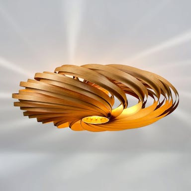 Gofurnit Ceiling lamp 'Veneria' from cherry wood - 70 cm