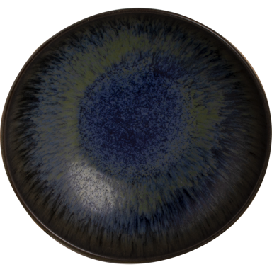 Palmer Plate deep Tama 22 cm Black Blue Stoneware 2 piece(s)