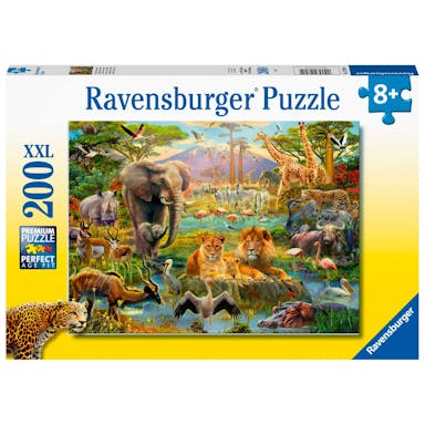 Ravensburger - Dieren van de Savanne Puzzel 200 stuks XXL