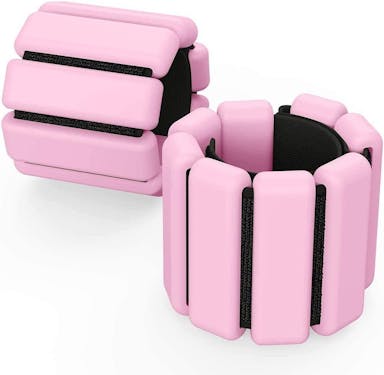 Happygetfit 2 Pieces adjustable wrist/ankle weights - Pink