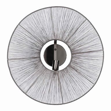 Mica Decorations Bodil Wandlamp - H18 x Ø60 cm - Zwart