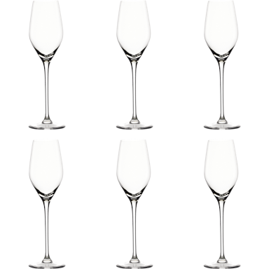 Stolzle Champagne Flutes Exquisit Royal 26.5 cl - Transparent 6 piece(s)