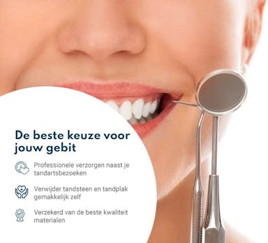Professioneel tandarts setje 6 delig - tandsteen verwijderaar - tandplak verwijderaar -