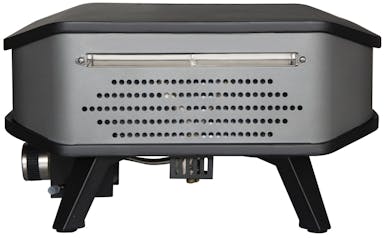 Cozze Cozze® 13" gas pizza oven WITH pizzastone, 30mbar, 5.0 kW - Black / Stainless Steel