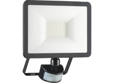 ELRO LF60 Design LED Buitenlamp met Bewegingssensor - 20W – 1600LM – IP54 Waterdicht - Zwart