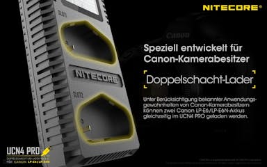 Nitecore UCN4 PRO - for Canon cameras