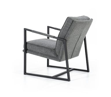 Furnilux - Armchair Isaac - Armchairs With Armrest - Armchair Relax - Lounge Chair - Gray Brave