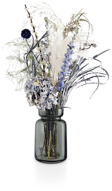 Eva Solo Silhouette Vase 18.5 cm - Grey / Glass
