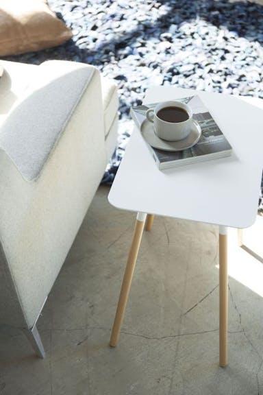Yamazaki Side Table square - Plain - White