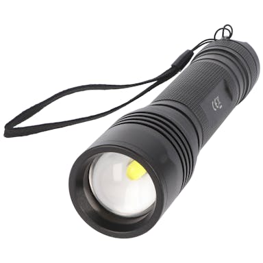 18W zoom LED high-performance flashlight for 6 pieces Mignon AA, with sliding focus for zooming